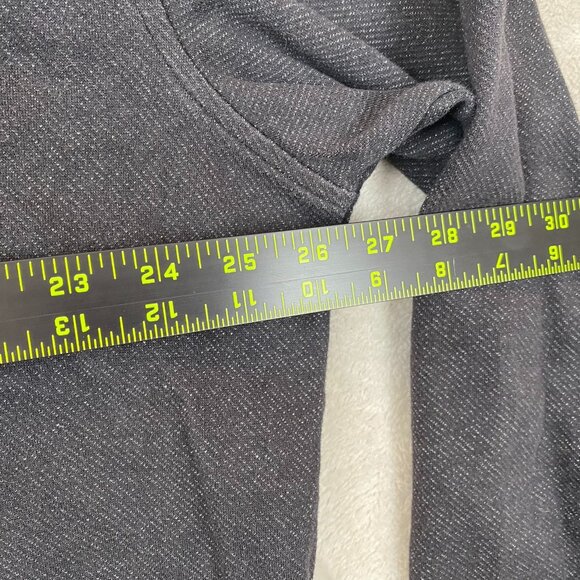 Geoffrey Beene Mens Sweater XXL Long Sleeve Stretch Slim  1/4 Zip Pullover Gray - Picture 4 of 6